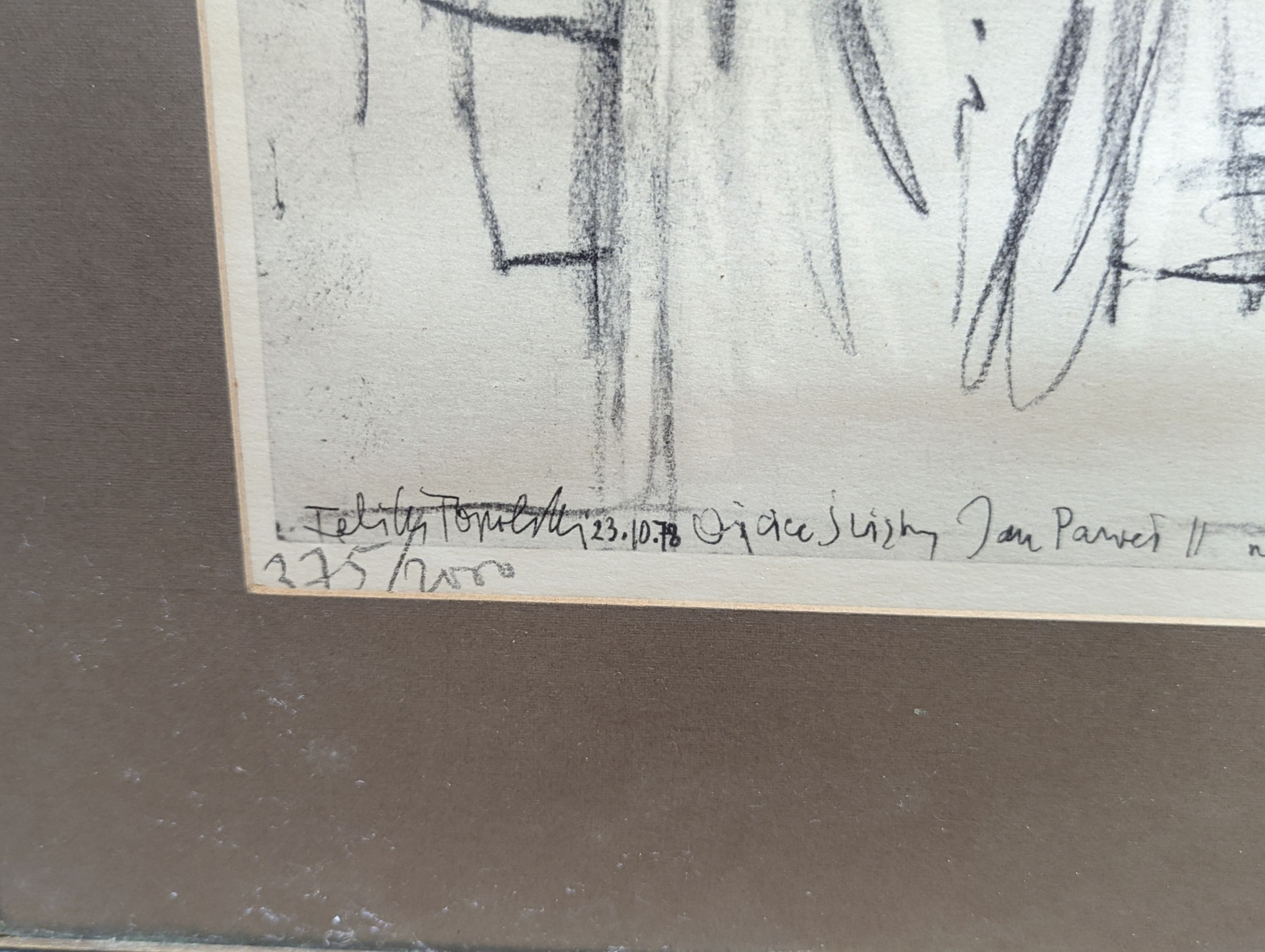 Feliks Topolski (1907-1989), limited edition print, Pope John Paul II, signed in pencil, 375/2000, 44 x 30cm